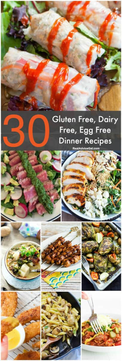Is meal planning difficult because your family has different food allergies or food sensitivities? Save and try these Gluten Free Dairy Free Egg Free Recipes 