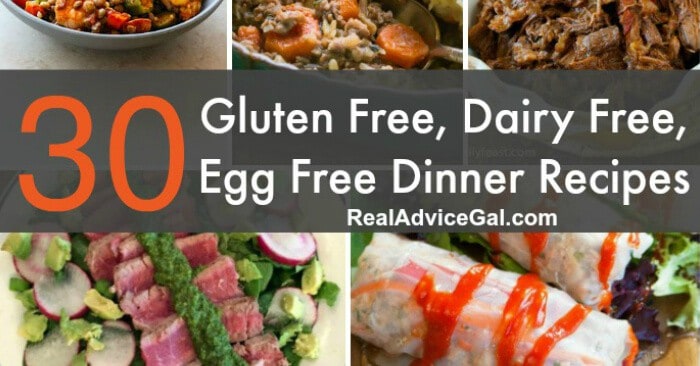 Gluten Free Dairy Free Egg Free Recipes