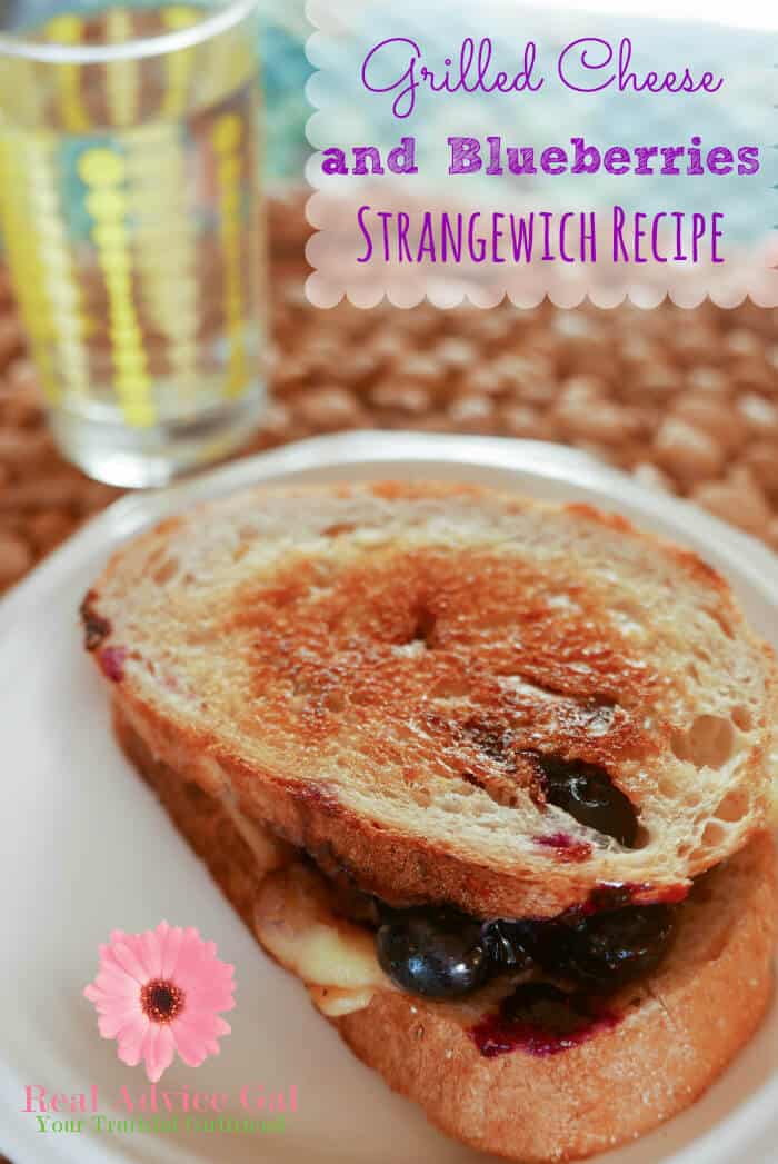 Try something strange for dinner that for sure kids will love. Check out this Hellmanns Grilled Cheese and Blueberries Strangewich Recipe