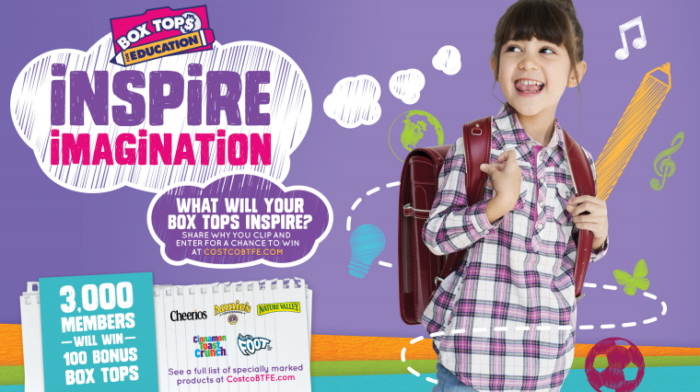 Win 100 Box Tops for your school. Join Costco's Box Tops for Education Sweepstakes