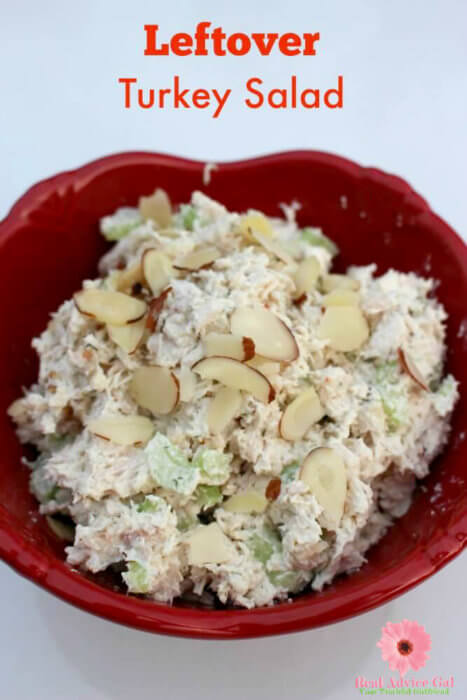 Get your leftover turkey and remake it into this delicious Turkey salad recipe