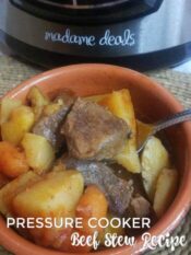 Hearty Beef Stew Instant Pot Pressure Cooker Recipe