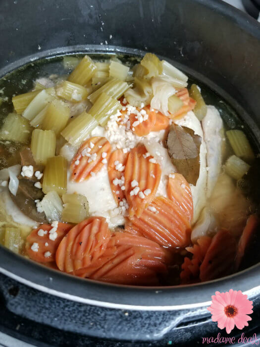 Pressure Cooker Chicken Soup with Whole Chicken Recipe - Real Advice Gal