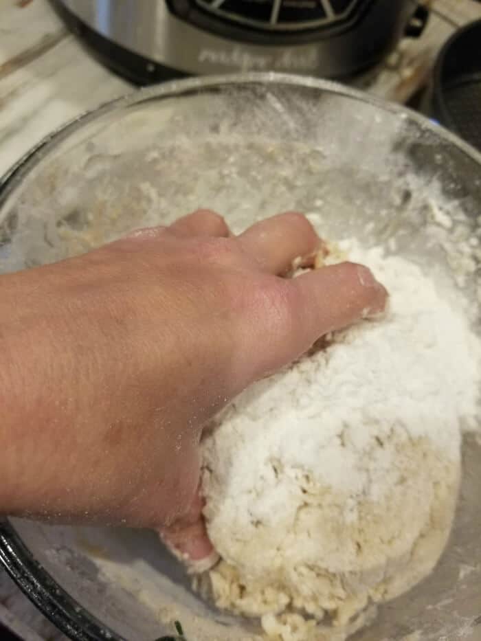 knead flour pressure cooker bread recipe