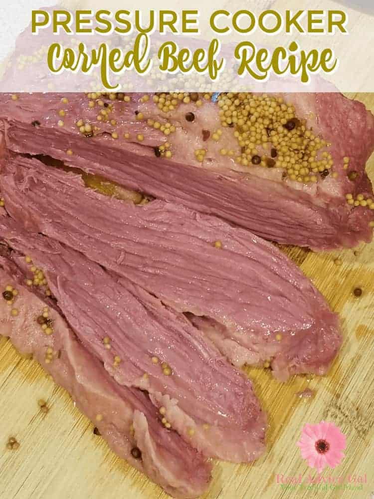 Celebrate St. Patrick's Day with yummy corned beef. Try this easy Pressure Cooker Corned Beef Recipe.