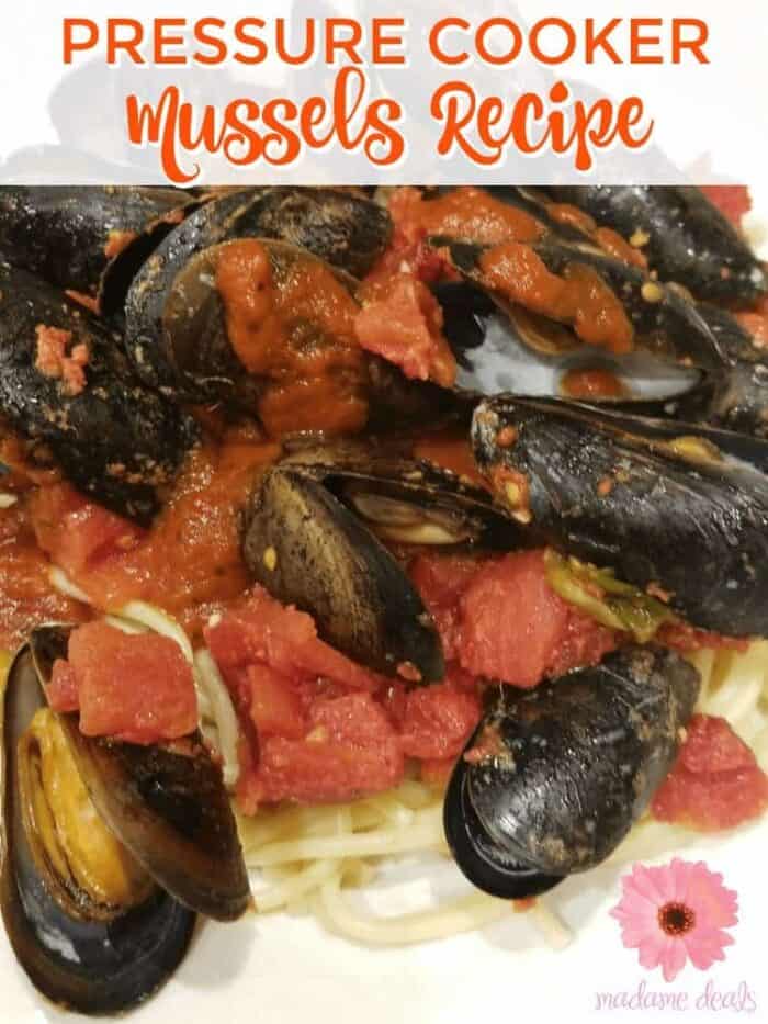 Mussels Recipe for the Pressure Cooker