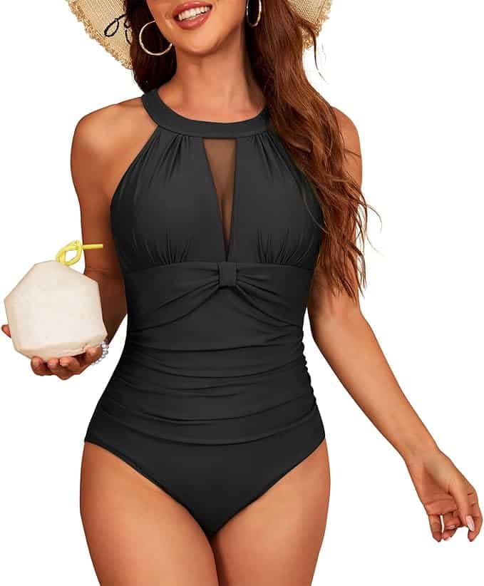 Zando High Neck Swimsuits for Women