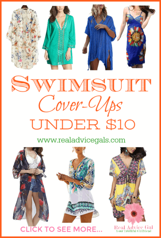 Relax and enjoy the beach or pool with these stylish bathing suit cover ups under $10.