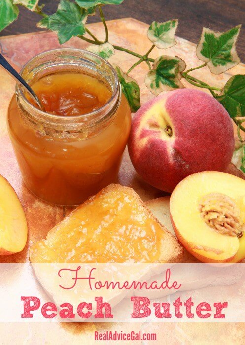 Homemade Canned Peach Butter