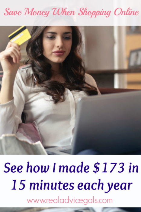 Best ways to save money when shopping online. See how I made $173 in 15 minutes each year.