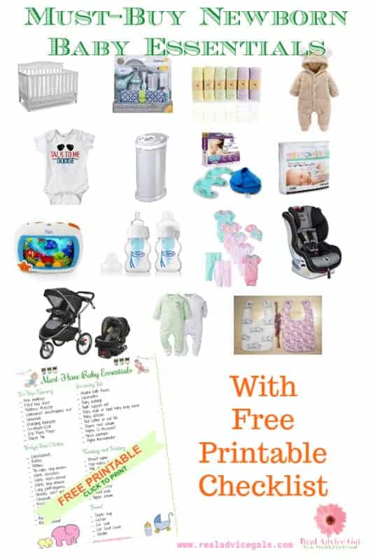 Get ready for your newborn baby with these must have must buy baby essentials. You can also print our checklist so you don't miss anything.