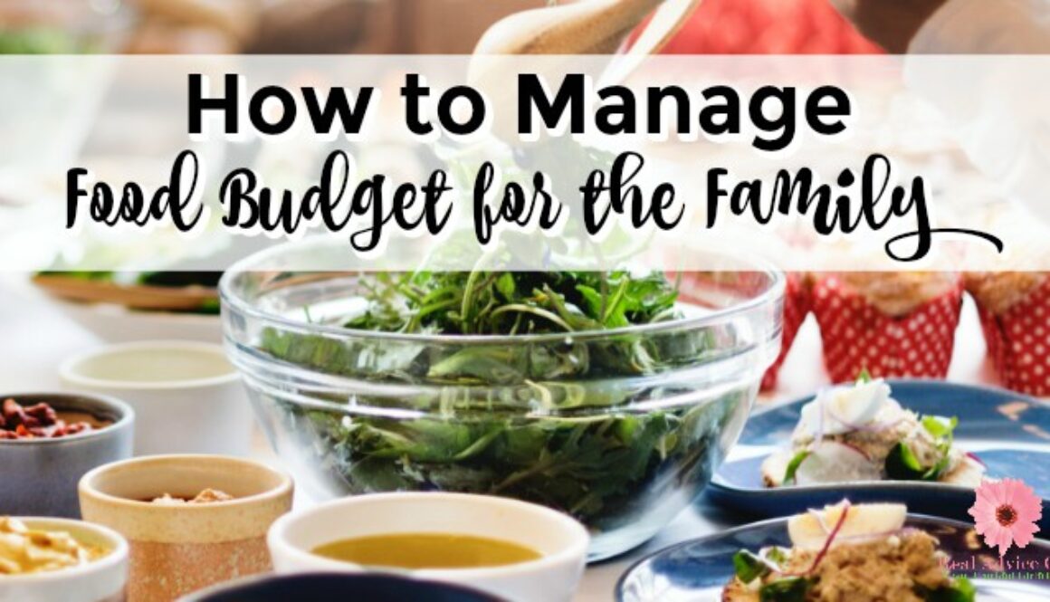 how to manage food budget