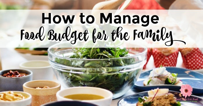 Learn how you can manage food budget for the family/