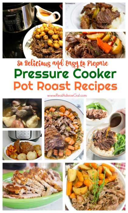 Cooking pot roast is time consuming and difficult to prepare. Good thing because there's an instant pot. Check out these fool proof and super easy to make and so delicious Pressure Cooker Pot Roast Recipes