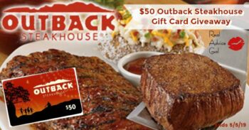 $50 Outback Steakhouse Gift Card Giveaway