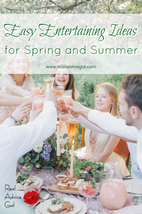 Get ready for fun gatherings with friends and family. Check out these easy entertaining ideas for spring and summer.