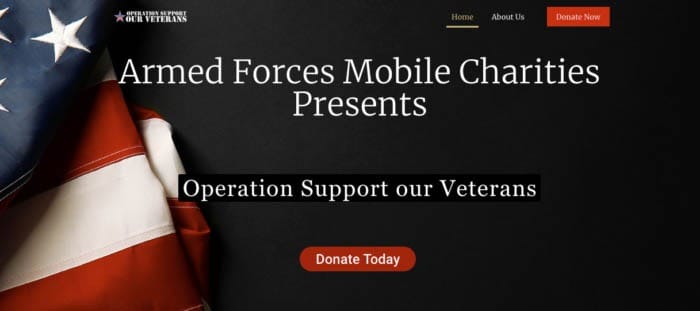 armed forces mobile charities