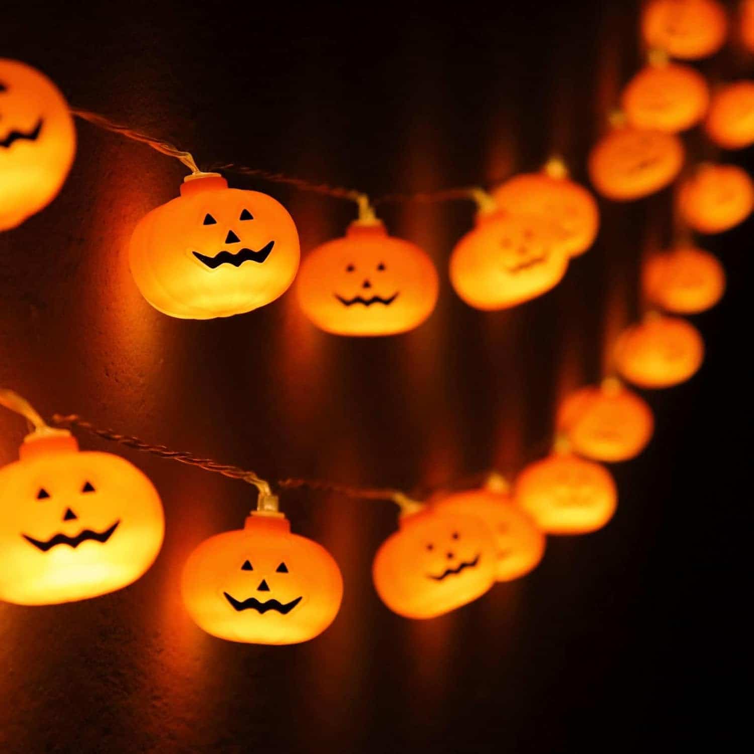 Halloween Pumpkin String Lights