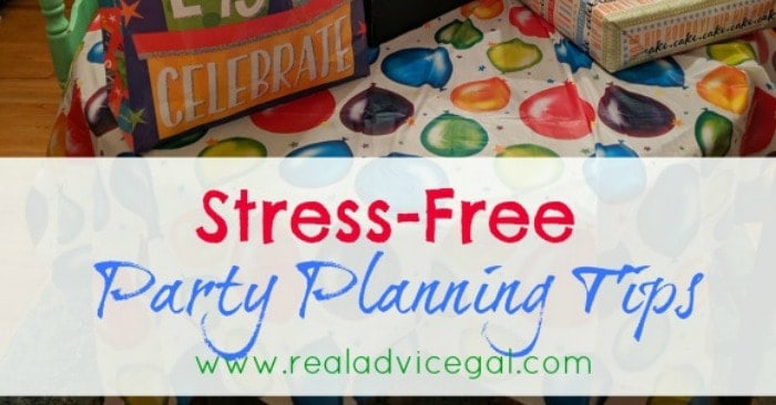 stress free party planning