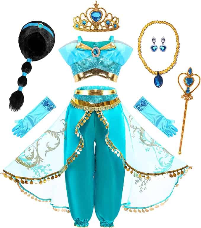 Fun, Spooky and Magical Halloween Costumes 45 Arabian Princess Fancy Costume for Girls