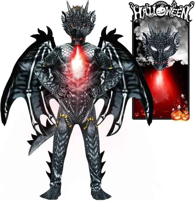 Fun, Spooky and Magical Halloween Costumes 39 Full Body Dragon Costume for Kids