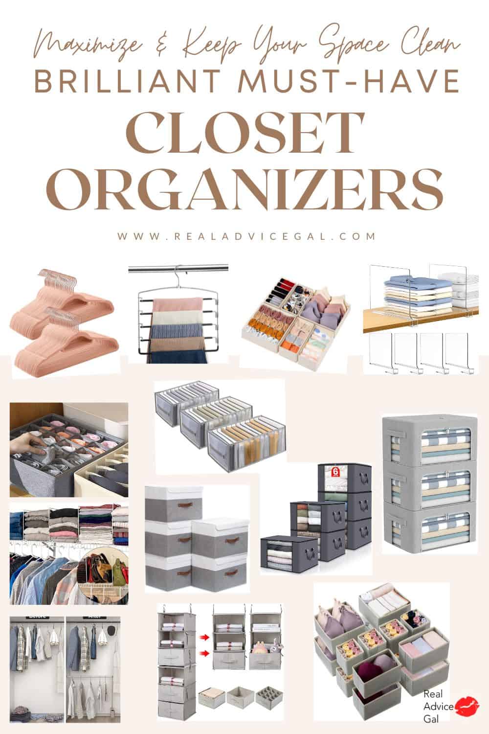 Must-Have closet organizers