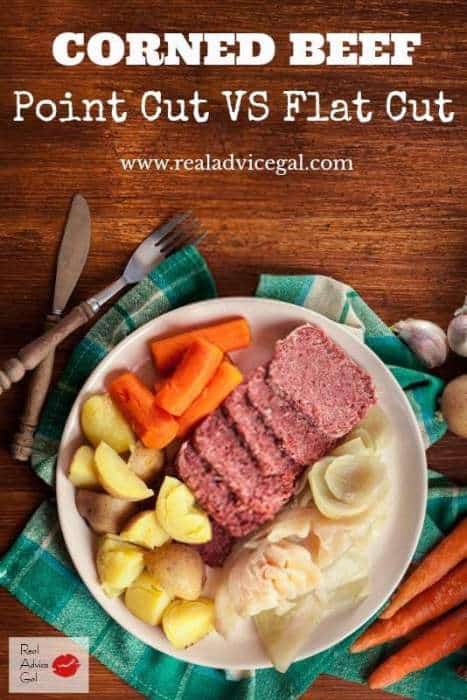 When buying corned beef, do you choose point cut or flat cut?