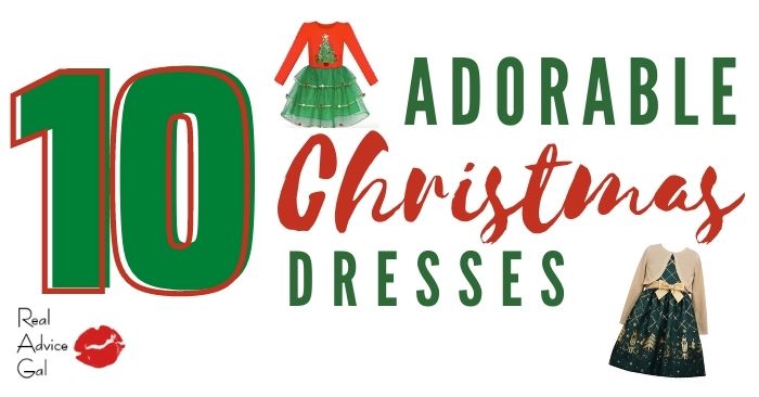10 Adorable Girl's Christmas Dresses