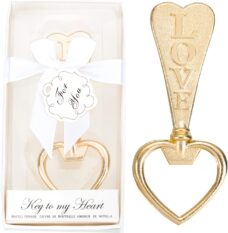 Love Heart Design Bottle Openers