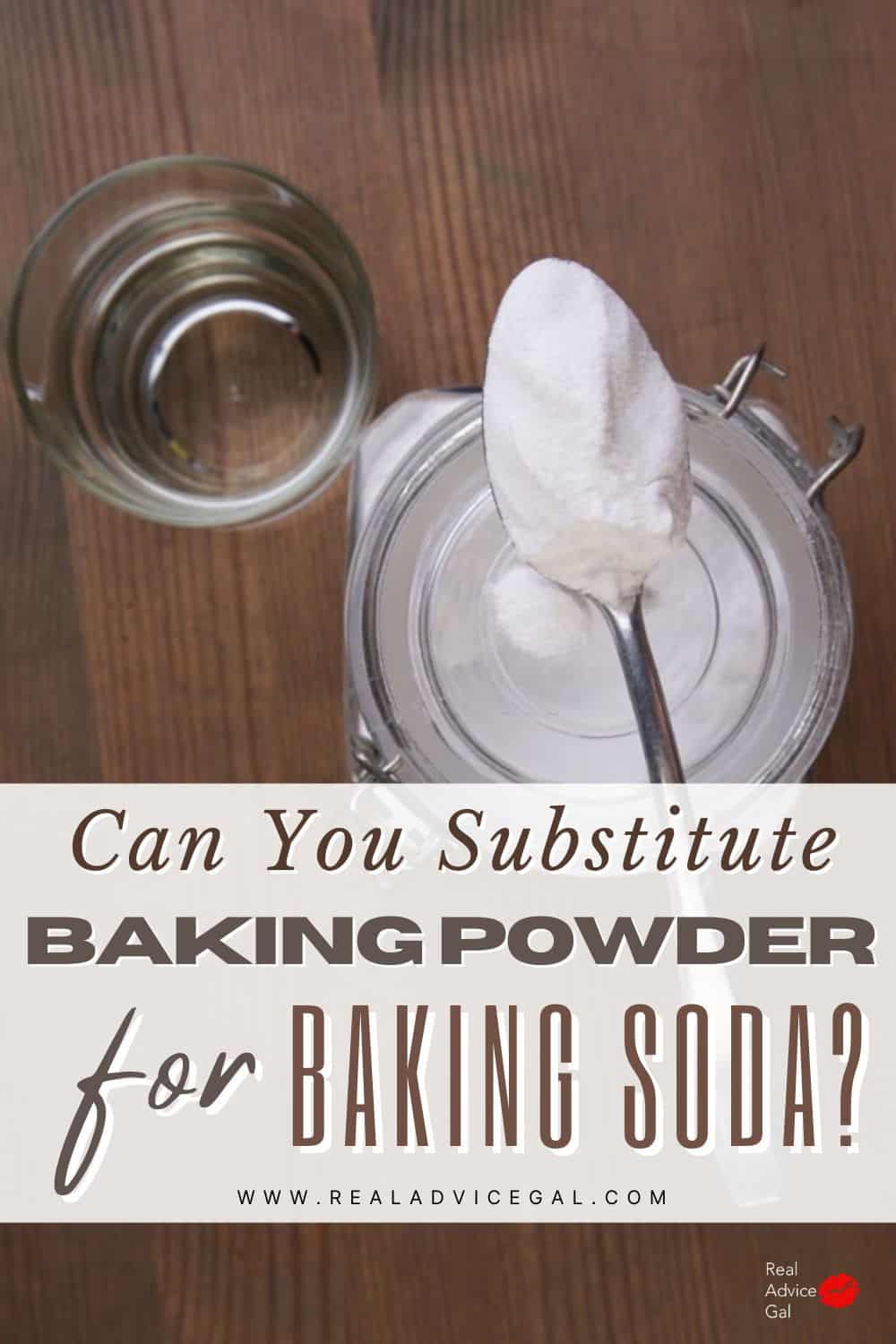 Can You Substitute Baking Powder for Baking Soda