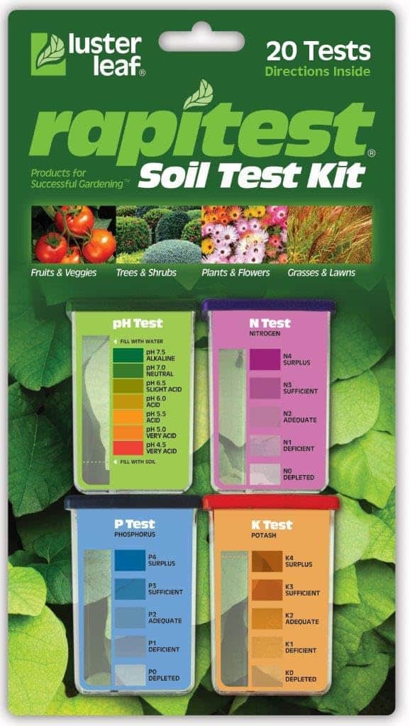 Rapitest Soil Test Kit for Gardens, Vegetables, Flowers and Lawns