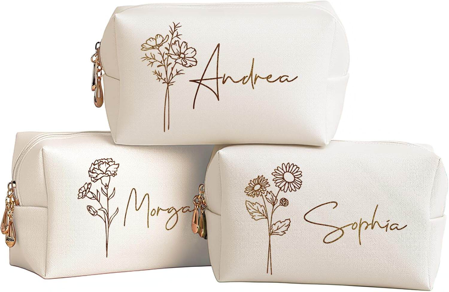 Personalized Name Makeup Bag