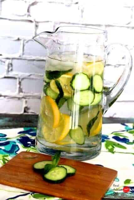 Cucumber Lemon Mint Water