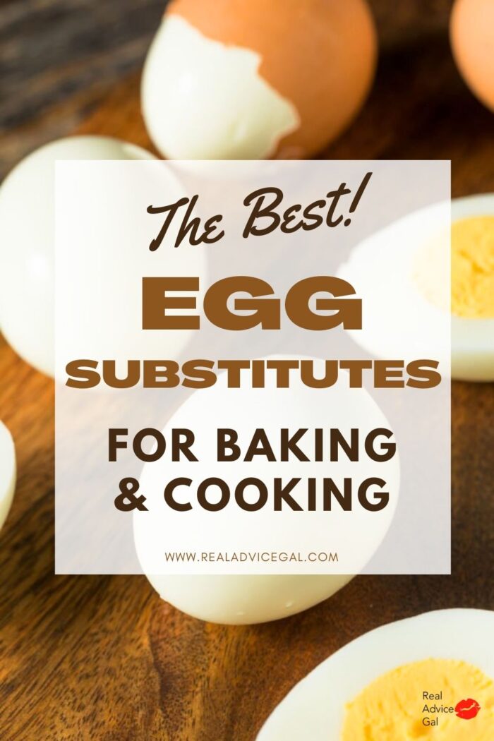 Egg substitutes for baking and cooking