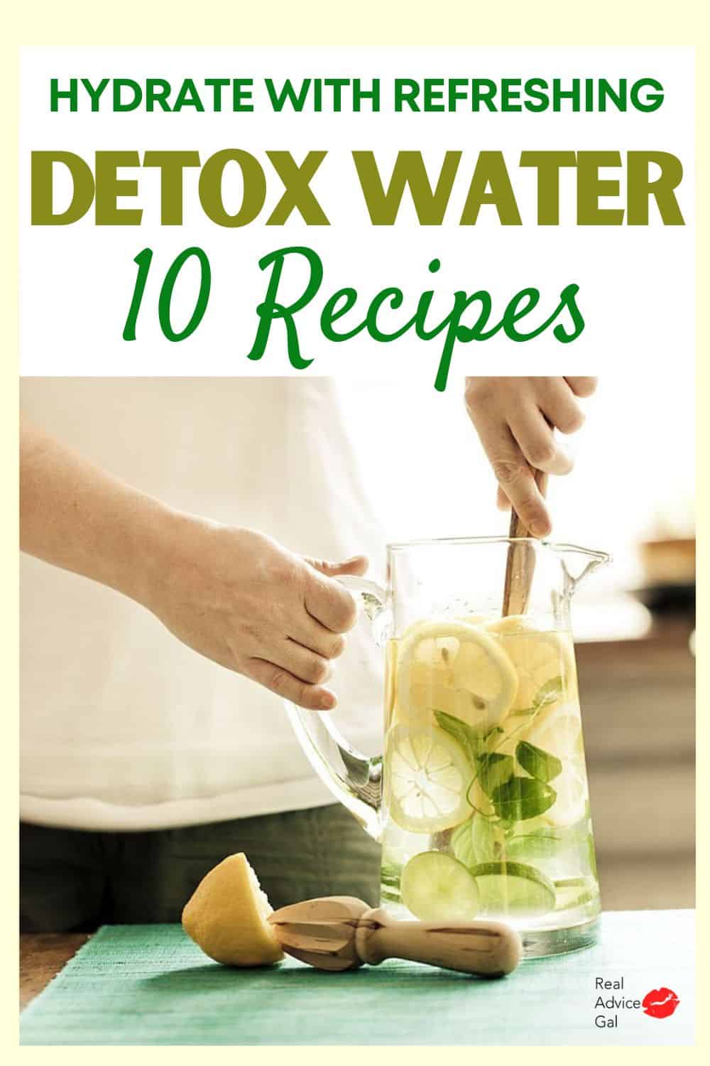 Detox water recipes