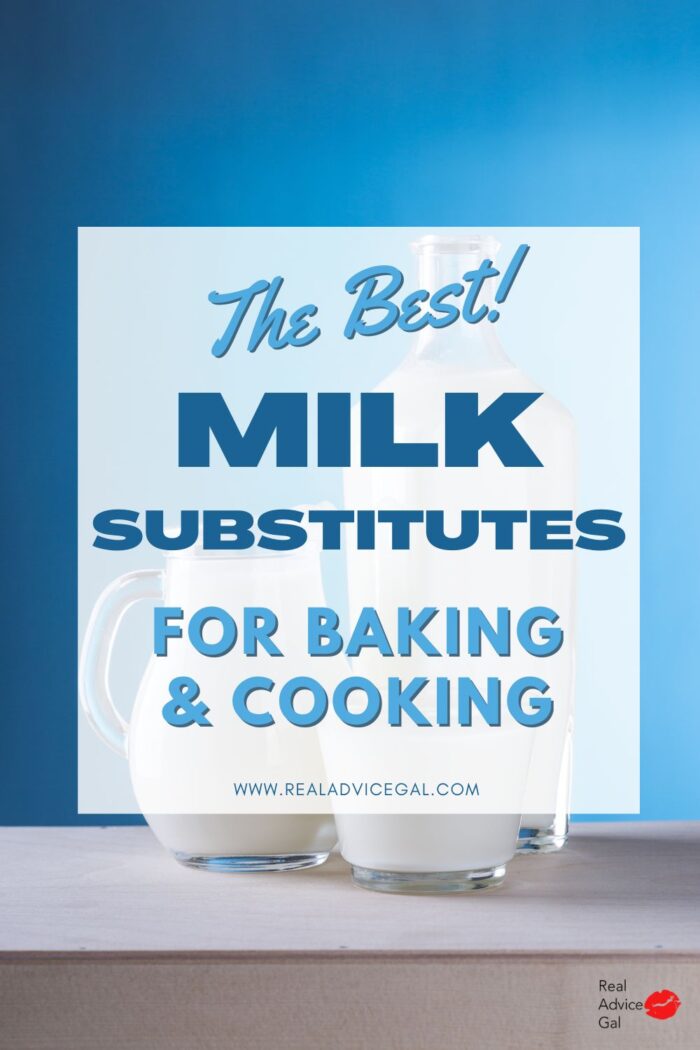 Milk substitutes for baking and cooking
