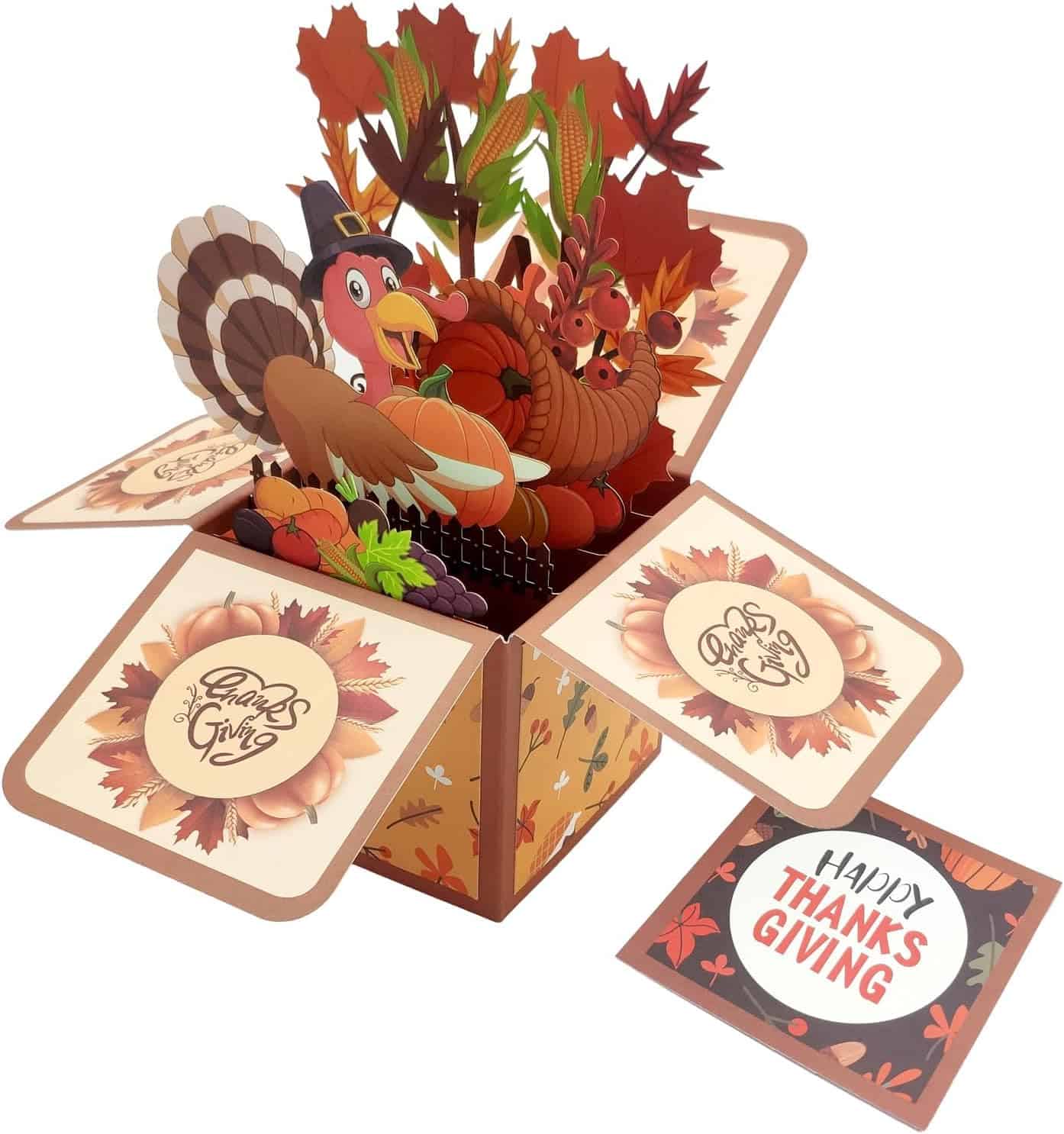 Funny Thanksgiving Turkey Pop Up Card