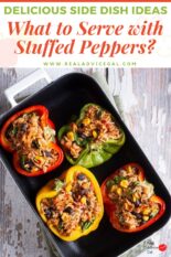 What to Serve with Stuffed Peppers?