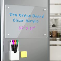 Acrylic Note Board Refrigerator Dry Erase Board Magnetic