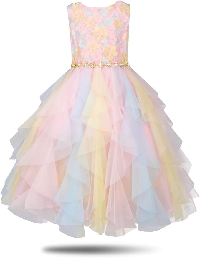 easter rainbow dress