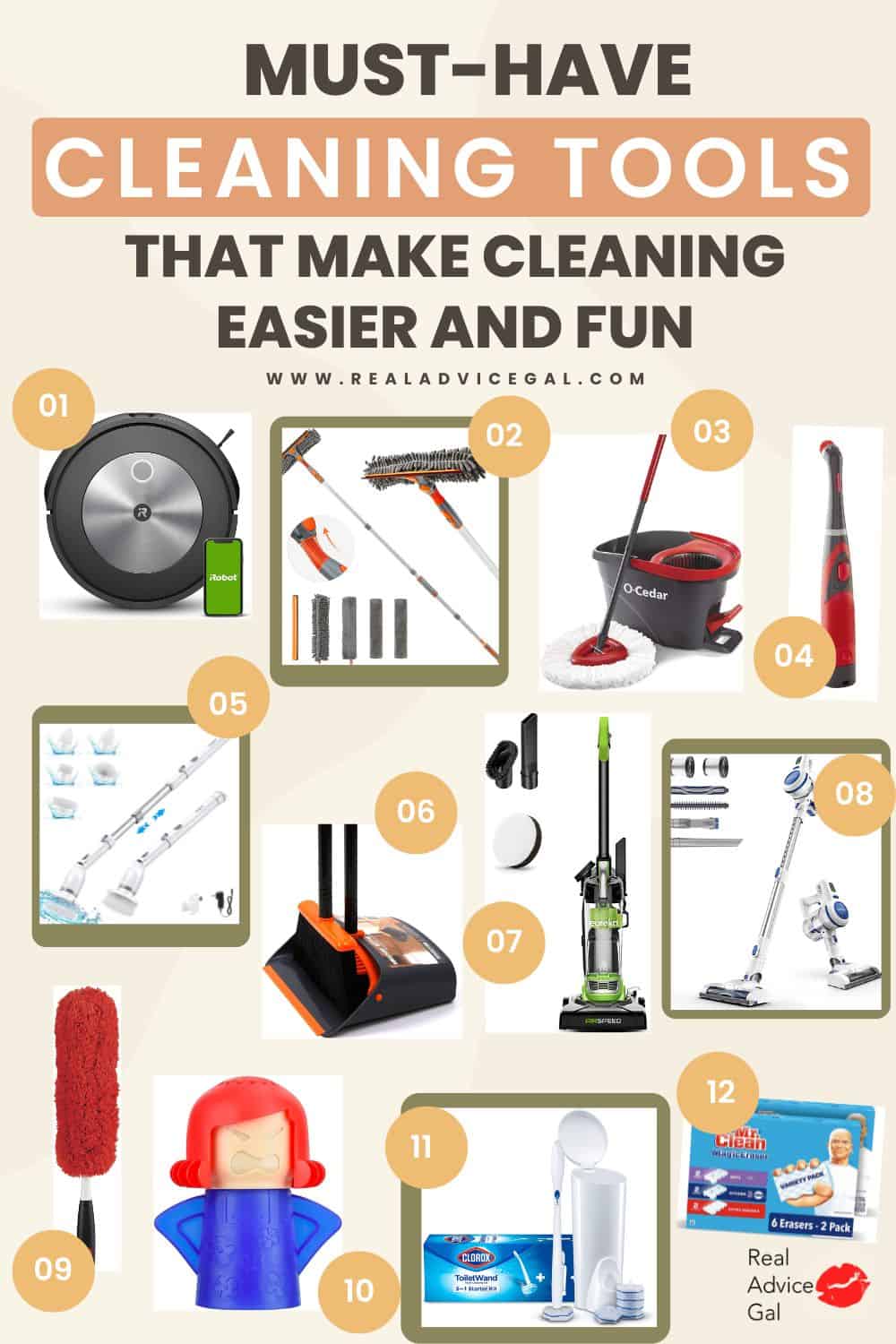 Must-Have Cleaning Tools That Make Cleaning Easier and Fun