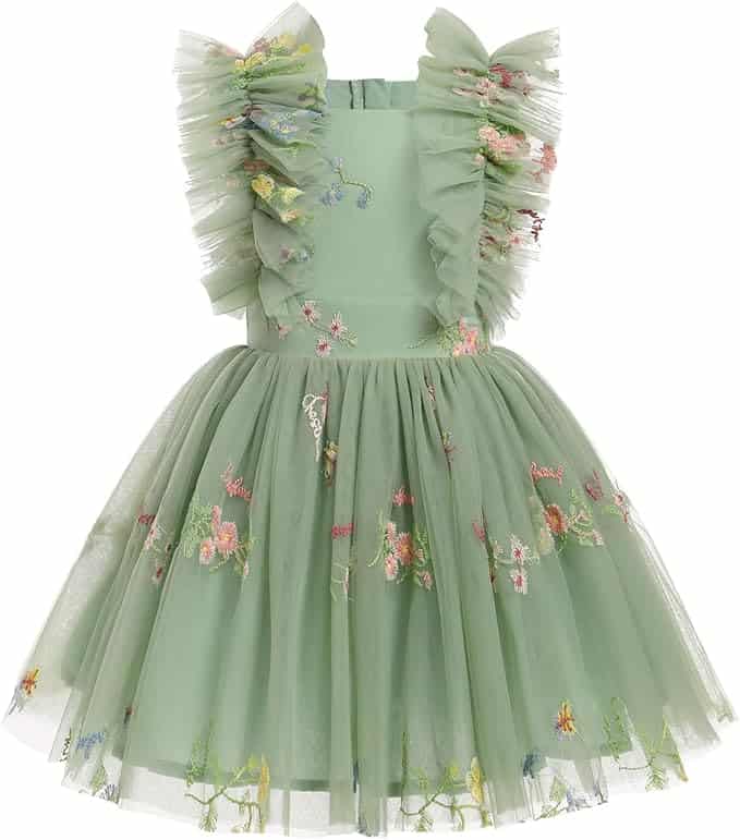 princess ruffles dress