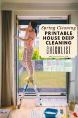 Spring Cleaning Tips with Free Printable Deep House Cleaning Checklist