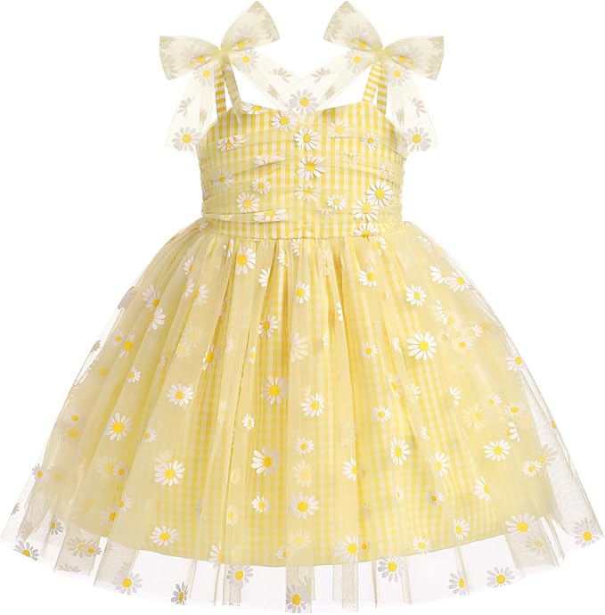 yellow daisy dress