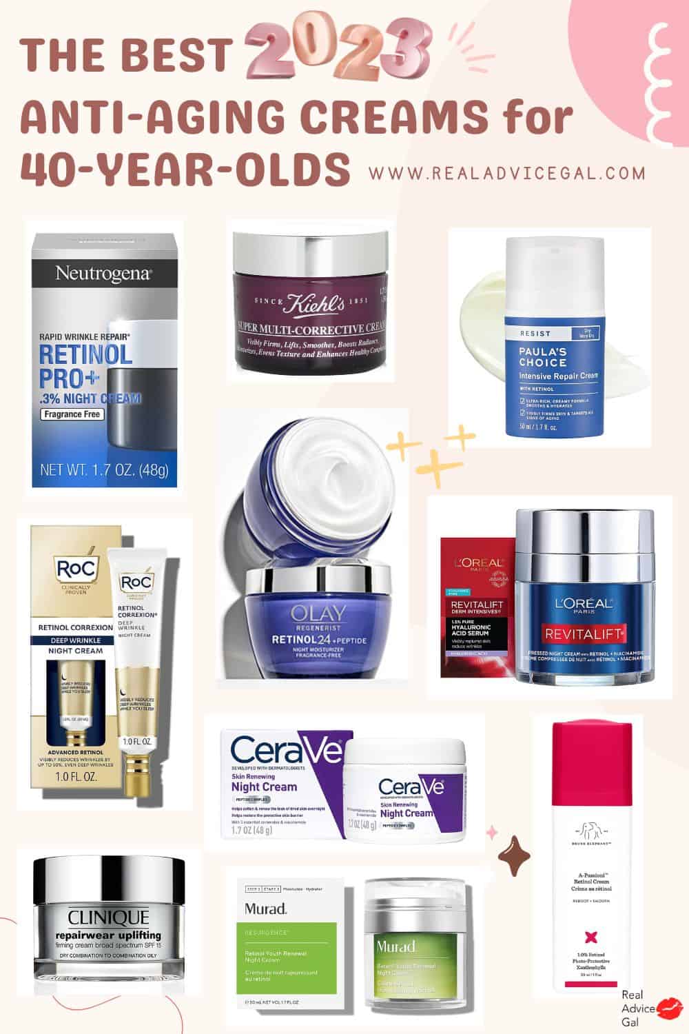 The best anti aging cream for 40s