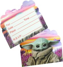 Baby Yod Invitation Card