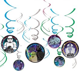 Star Wars Galaxy of Adventures Foil Swirl Hanging Decoration