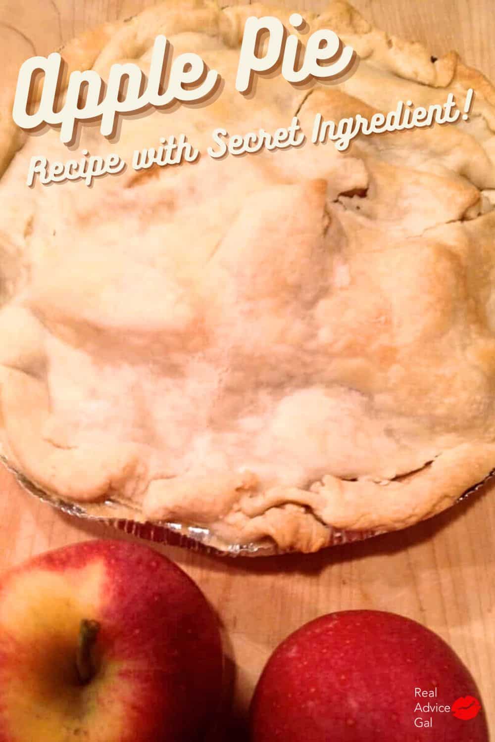 Apple pie recipe with secret ingredient