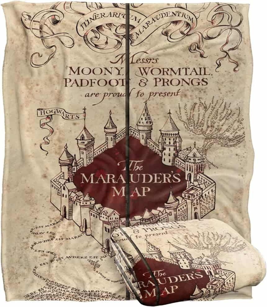 Gift Wrap by Minalima - Marauders Map, Harry Potter Stationery