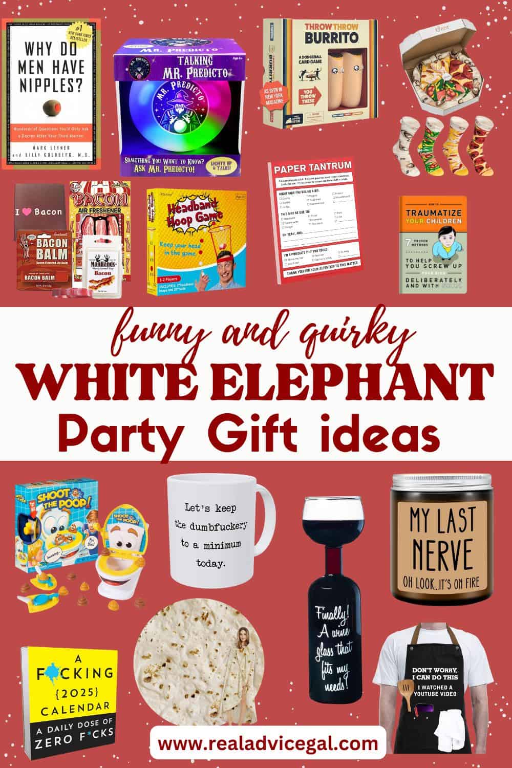 Funny White Elephant Party Gift Ideas